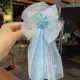 blue mesh ribbon