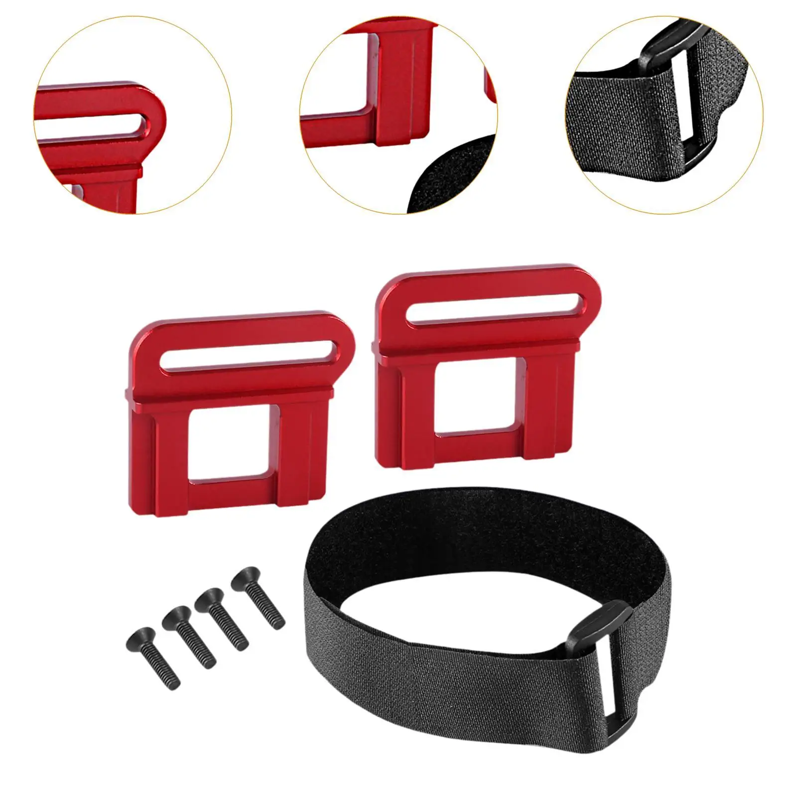 1:8 Sledge Battery Fixed Base, Battery Mount Replacement Part, Spare Parts Professional RC Parts,