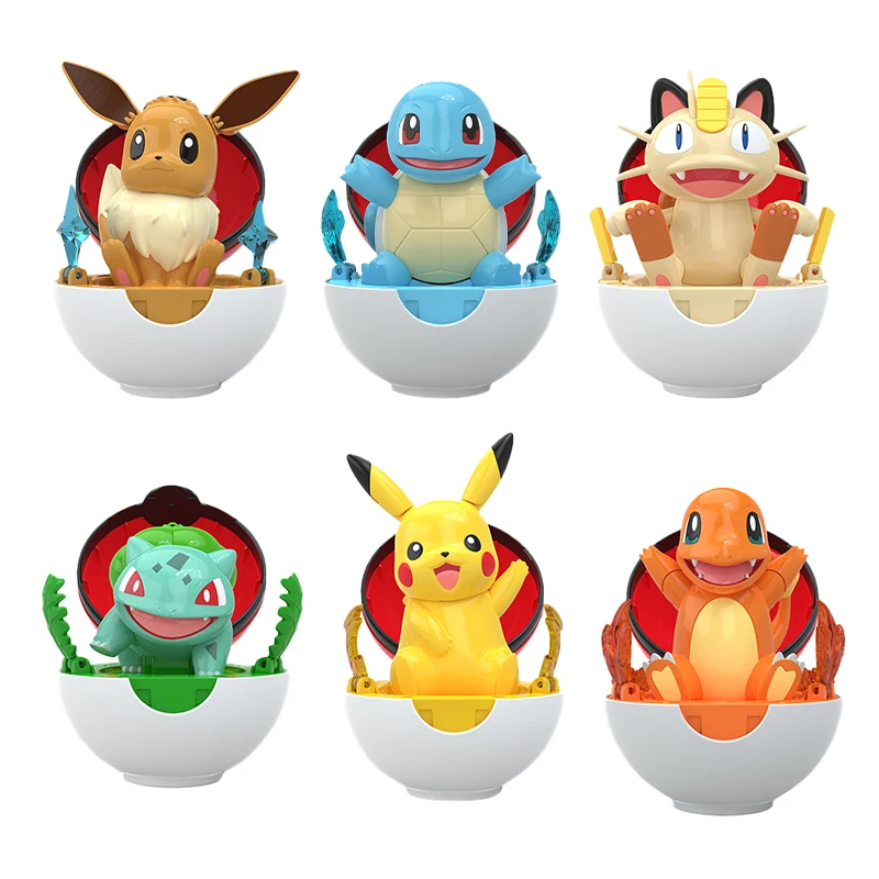 Figuras Pokémon con Pikachu y Pokeball – Regalo ideal para niños