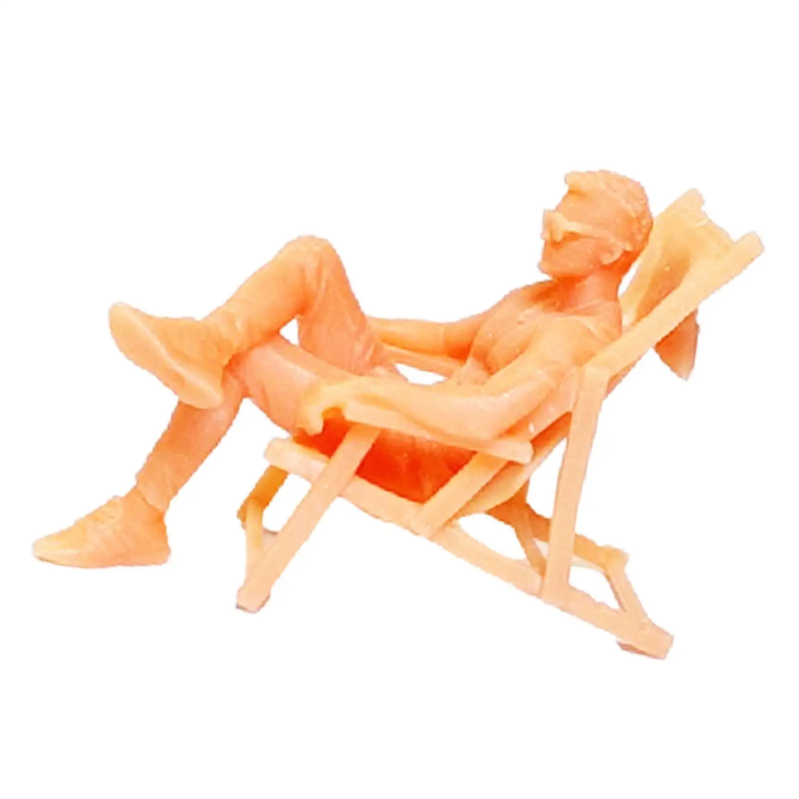 Figuras de personas realistas para decoración Diorama, figuras de resina para jardín de hadas, escena en miniatura de tren, 1:64 modelos - imagen 5