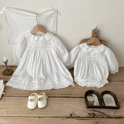 Vestido encaje de manga larga para niña – Primavera y otoño