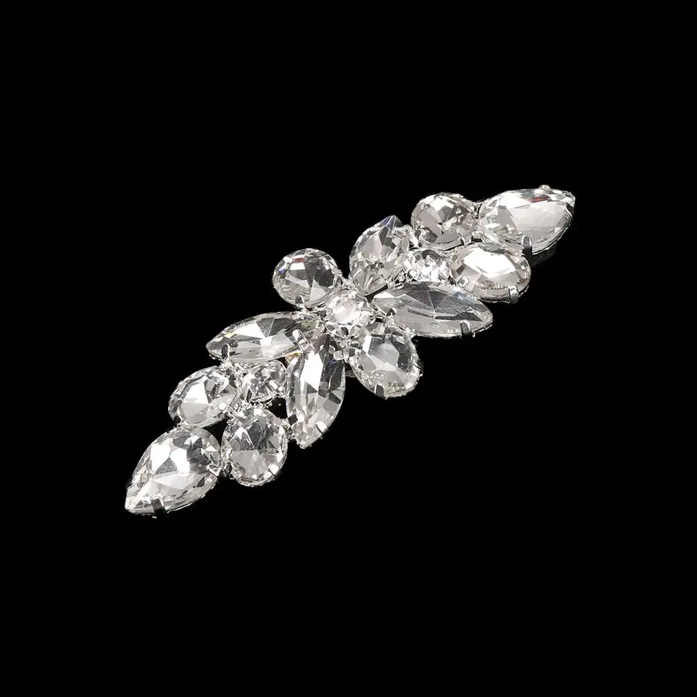 Clip de zapato de boda de novia con diamantes de imitación, Clips decorativos brillantes, hebilla con dije, decoraciones para zapatos - imagen 3