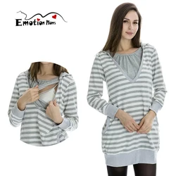 Emotion Moms Sudadera de lactancia para maternidad – Otoño invierno