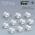 10pcs White Bear