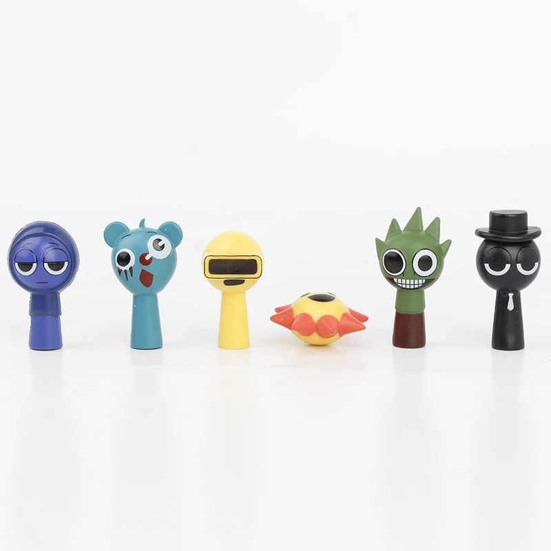 24 unids/set Mini Sprunki figura de acción juguete película de dibujos animados Sprunki Wenda modelo muñeca figuritas regalo para niños - imagen 3