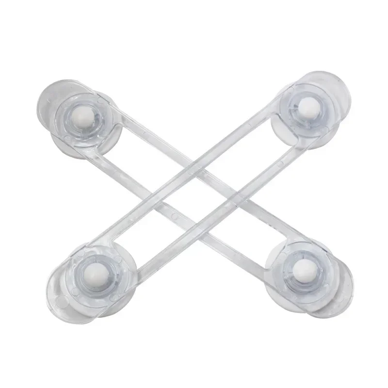 Cerradura de seguridad para bebés, cajón, protección para niños en el hogar, puerta de gabinete, cerradura para refrigerador, hebilla, casillero de seguridad antipellizco para niños - imagen 2