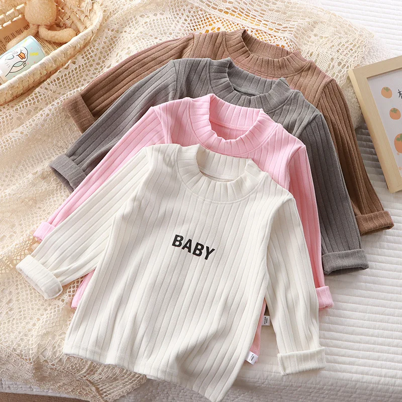 Jersey de manga larga con letras para niños – Tallas bebé e infantil - imagen 4