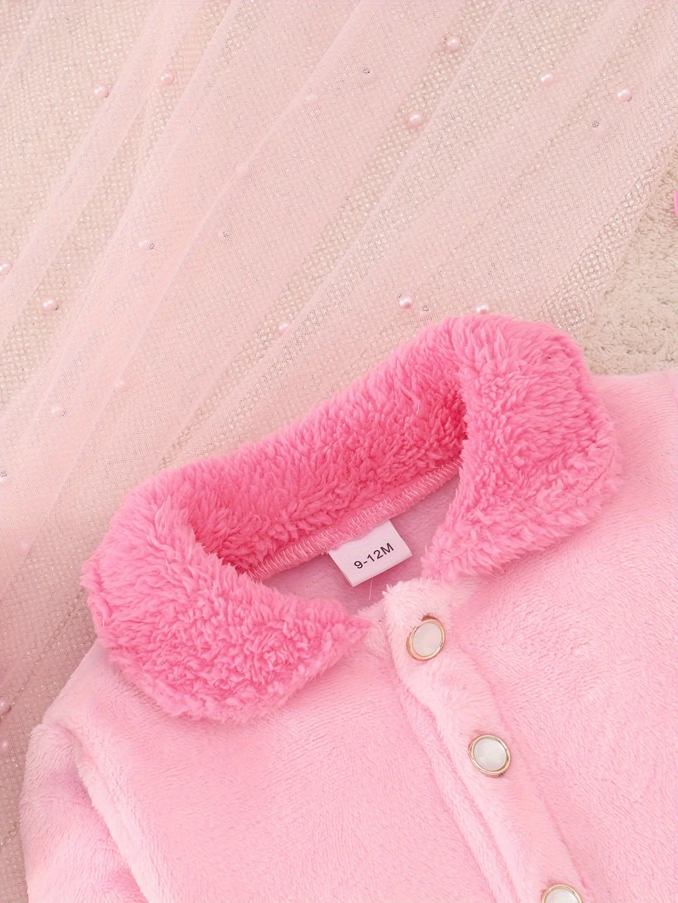 Conjunto infantil rosa falda y top estilo japonés-coreano cómodo - imagen 3