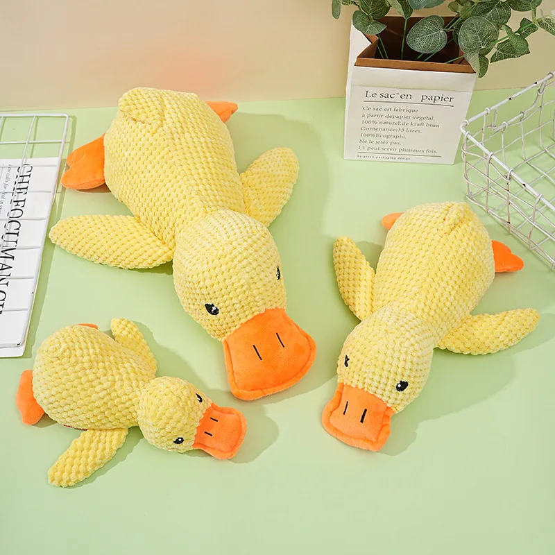 Peluche pato sonoro para bebés – Suave y resistente - imagen 3