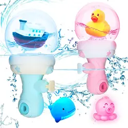 Pistola de agua para niños, luz animal, juguete, baño, verano