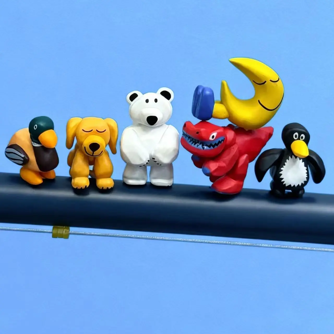 Figuras coleccionables de oso polar y dinosaurio para niños - imagen 4