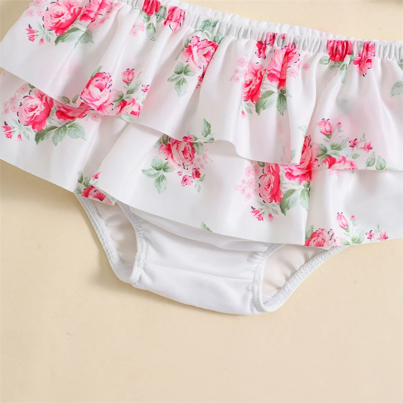 Conjunto de baño estampado para bebés – Bikini de dos piezas - imagen 4