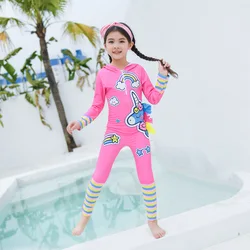 Bañador infantil con protección solar – Manga larga y capucha