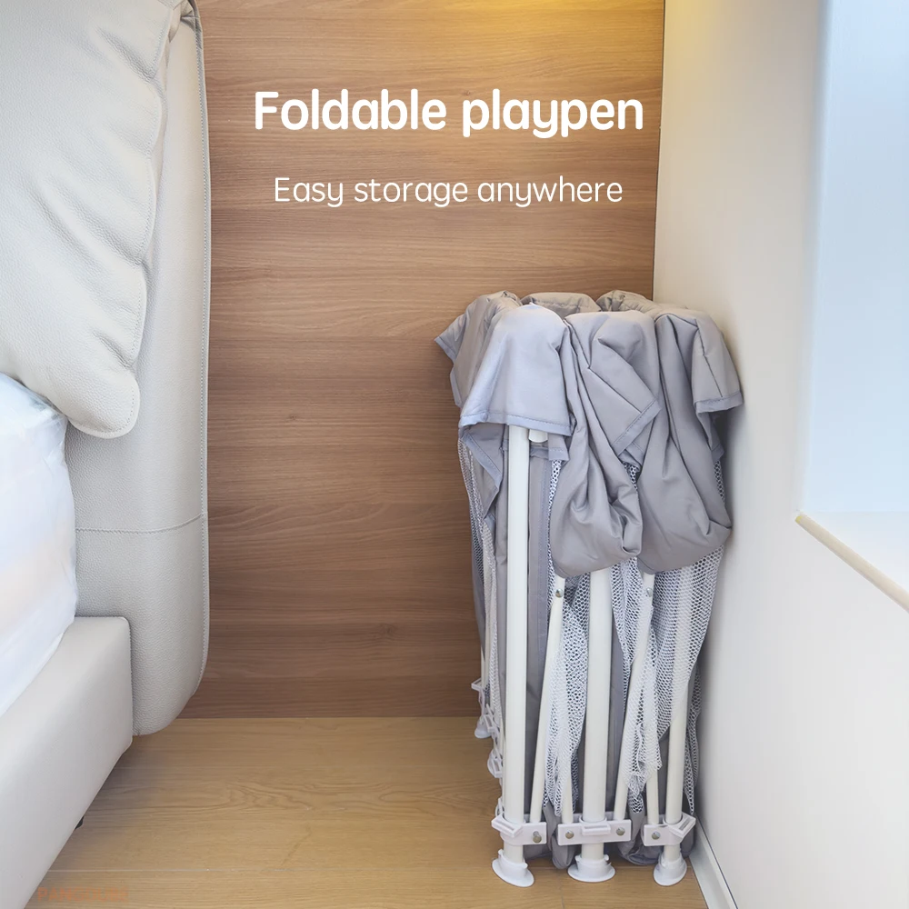 PANGDUBE Parque infantil plegable fácil para juegos de bebés Parque infantil interior y exterior para niños Valla de actividades para bebés Parque infantil para niños - imagen 4