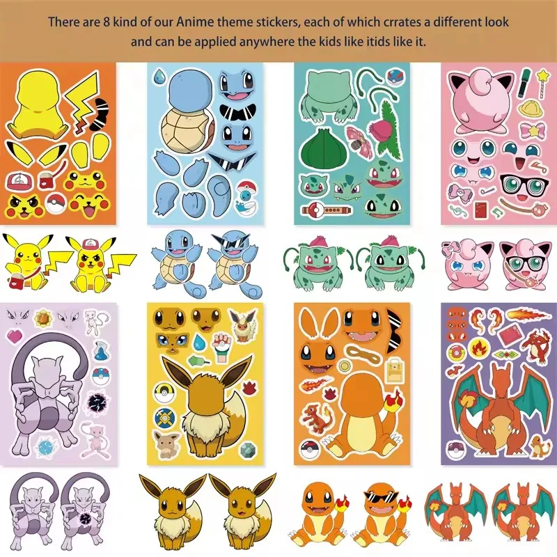 16pcs stickers
