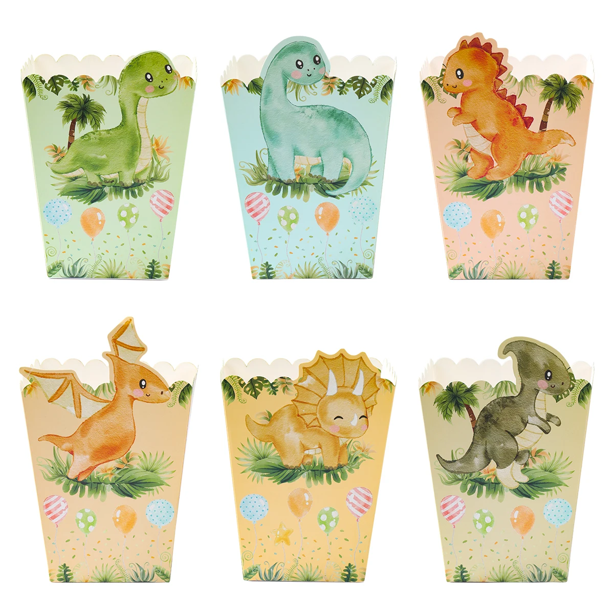 6pcs dinosaur
