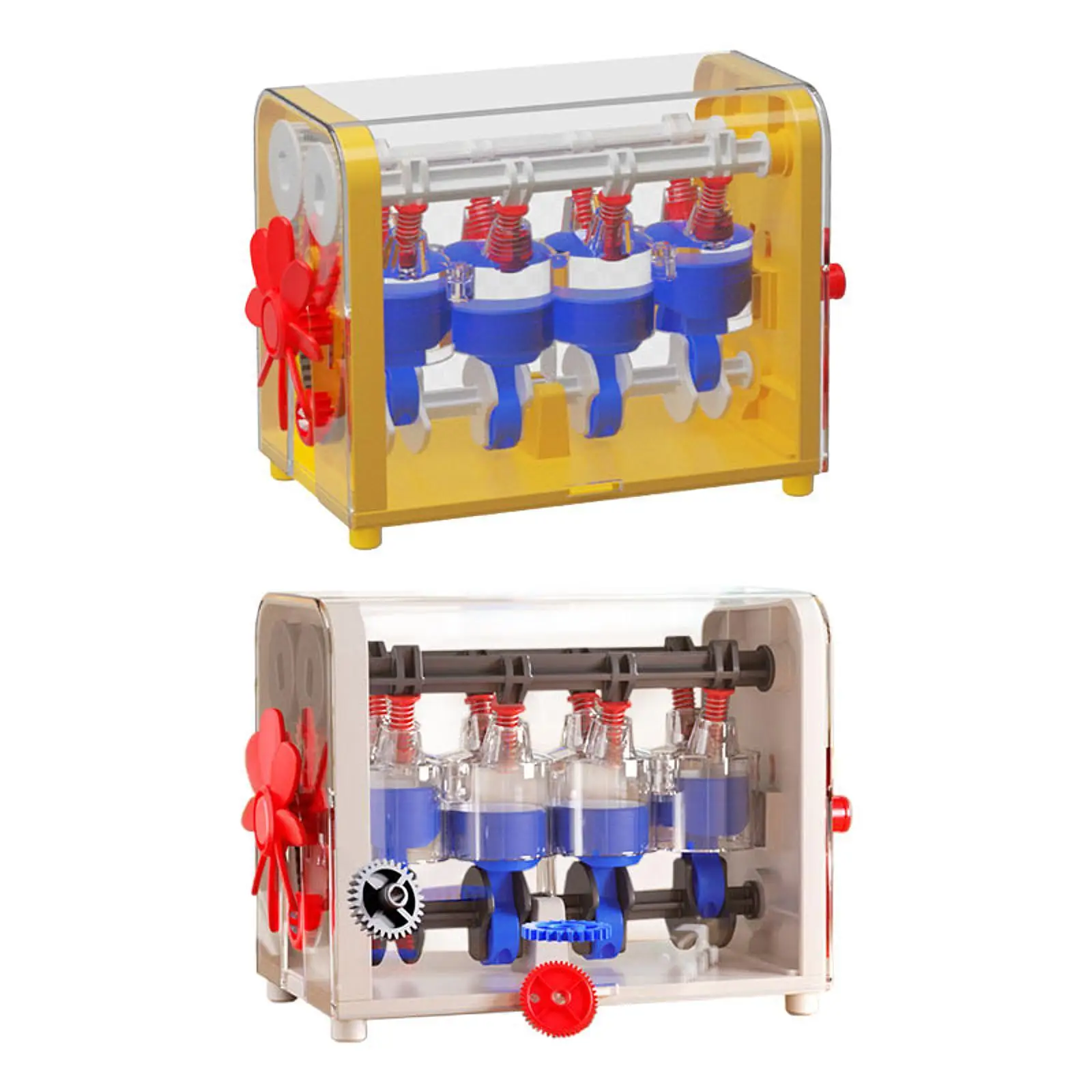 Engine Model Assembly Toy, Children Engine Assembly Toy Experiment Mechanical Learning Tool ,