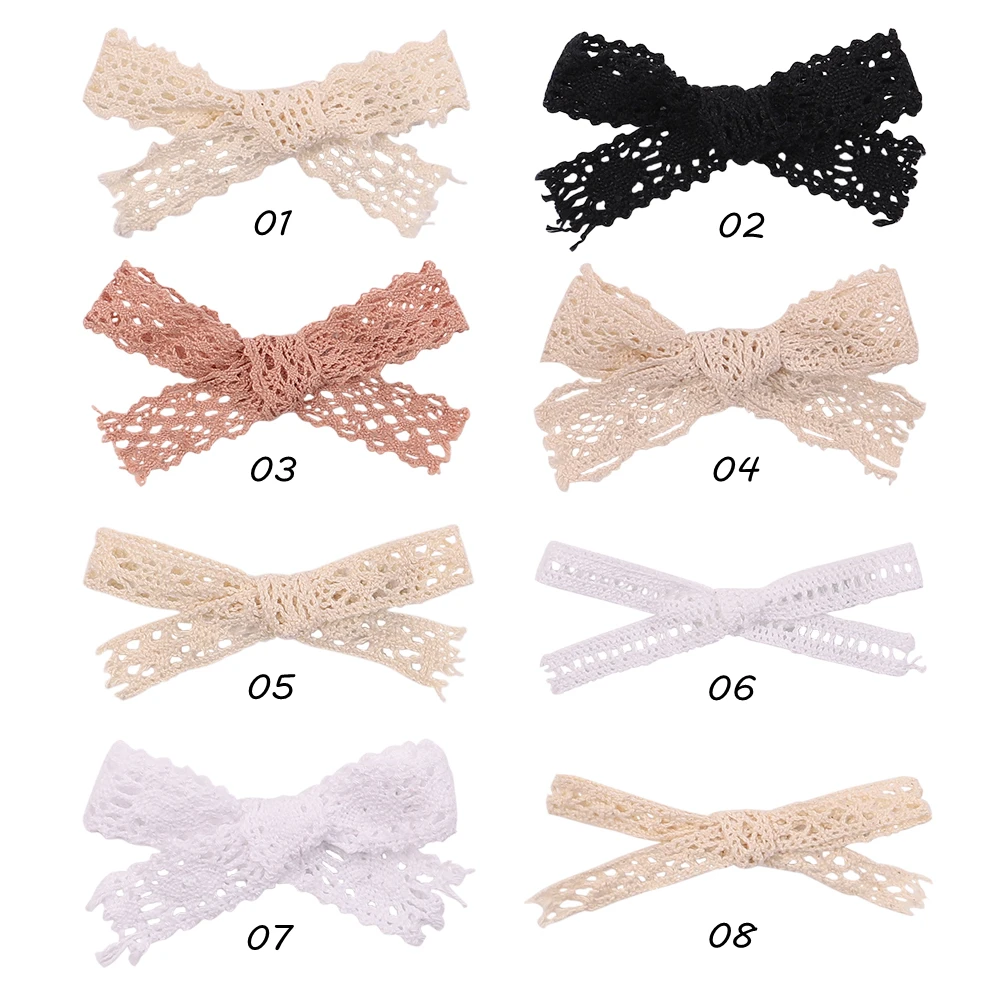 8 Bows en diferentes colores y tamaños