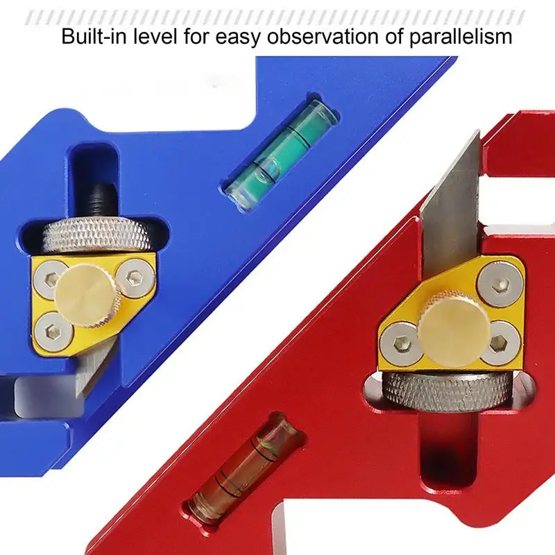 Avión de hombro, herramienta de aplanamiento de 45 grados con localizador auxiliar, eliminación de esquinas, herramientas profesionales de carpintería para carpintero - imagen 3