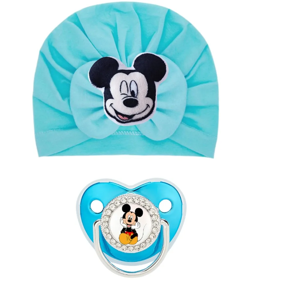 2 sombreros de frijol con lazo de invierno, sombreros con palo para bebé, chupetes para bebé al aire libre, anillos de dentición Kawaii, decoraciones para fiesta y bonito accesorio para el cabello - imagen 2