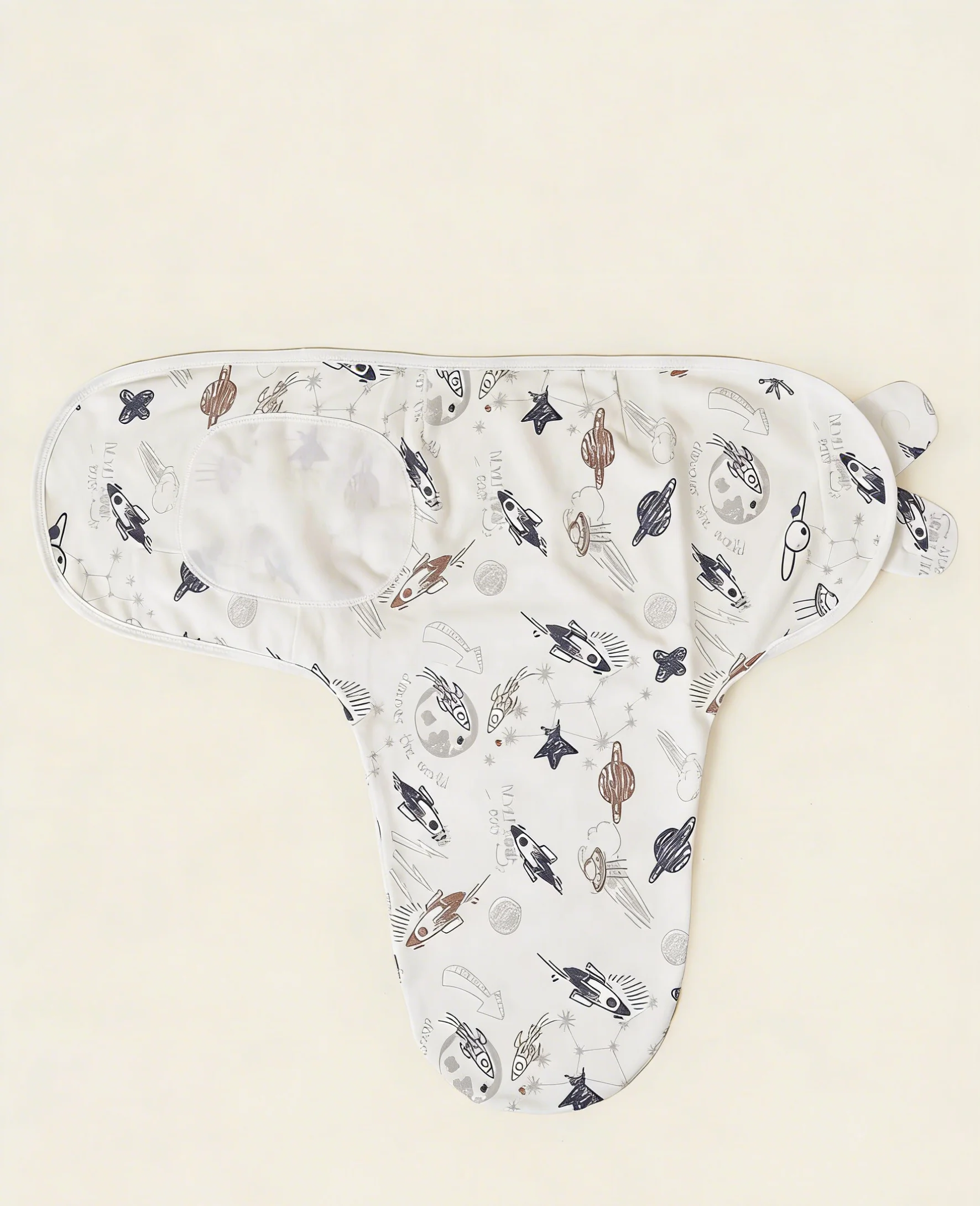 Manta envolvente para bebé con estampado infantil - imagen 3