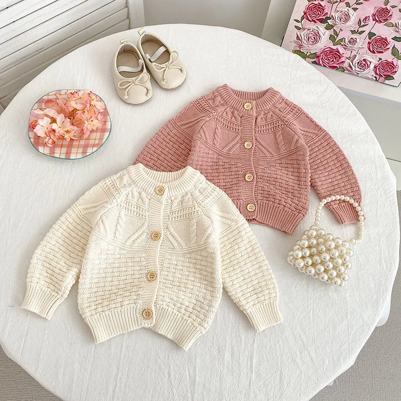Cárdigan MILANCEL de punto para bebés niña – Otoño - imagen 2