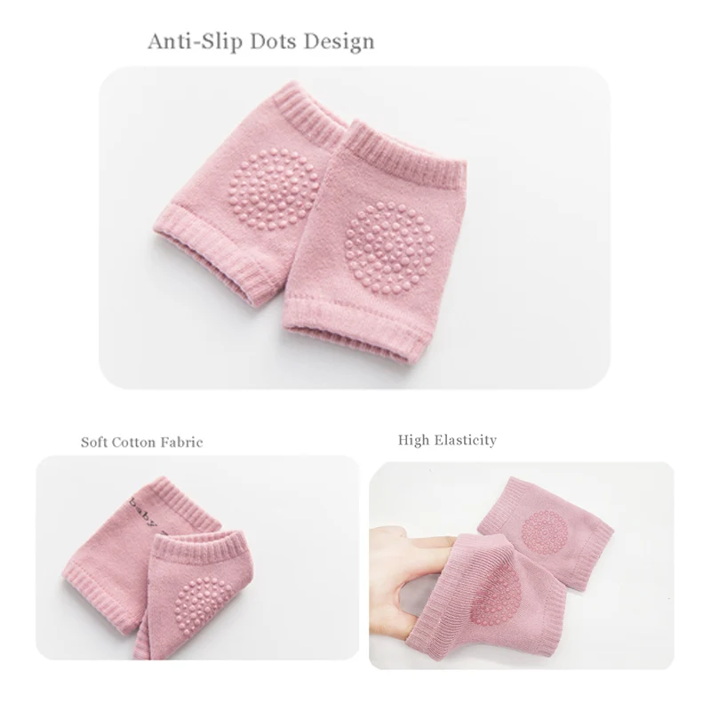Rodilleras antideslizantes para bebé - Protección de algodón unisex - imagen 5