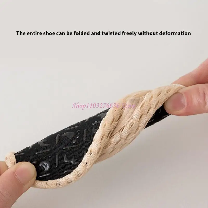 R6FD Calcetines antideslizantes para bebés con diseño dibujos animados para bebés 10 meses a 3 años, zapatos para aprender - imagen 5