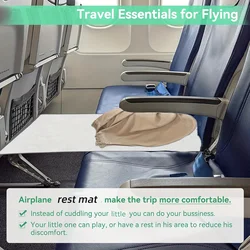 Reposapiés infantil extensible para viajes en avión