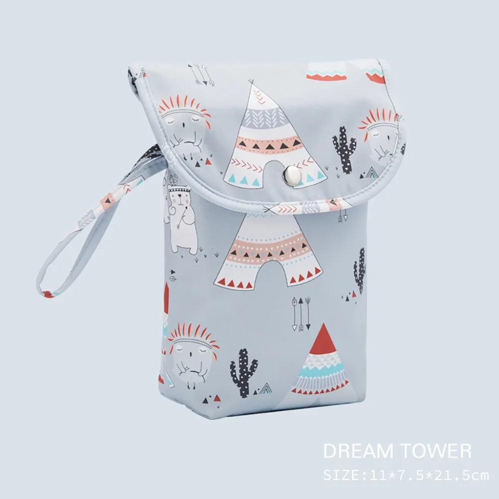 New Multi-functional Diaper Bag Waterproof Reusable Diaper Organizer Storage Organizer Wet Dry Pack Care - imagen 4