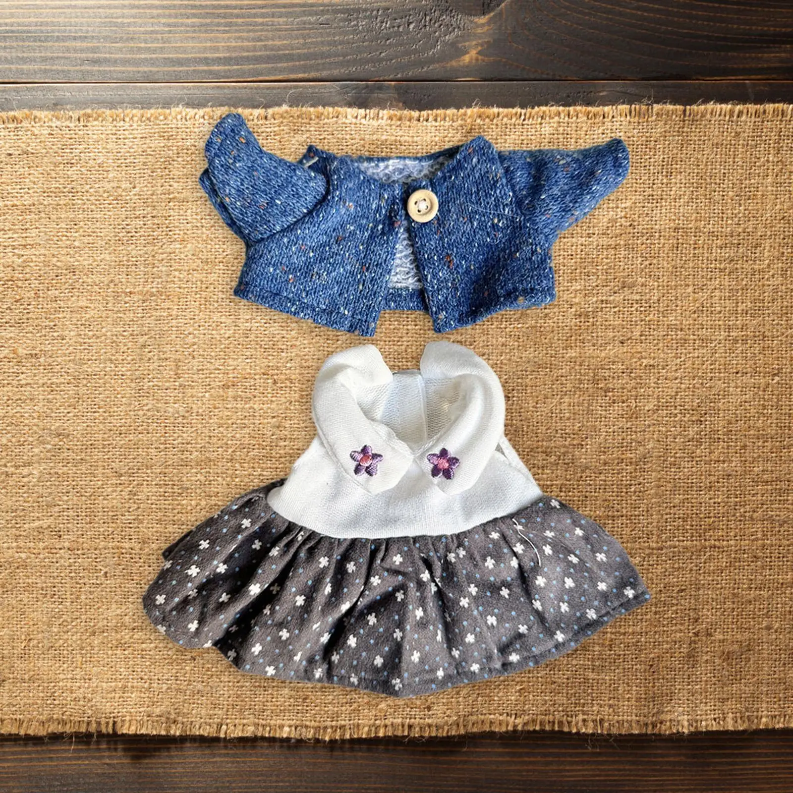 Doll Dress Outifits Photo Props Alive Cute Doll Clothes Suit for 20cm Dolls