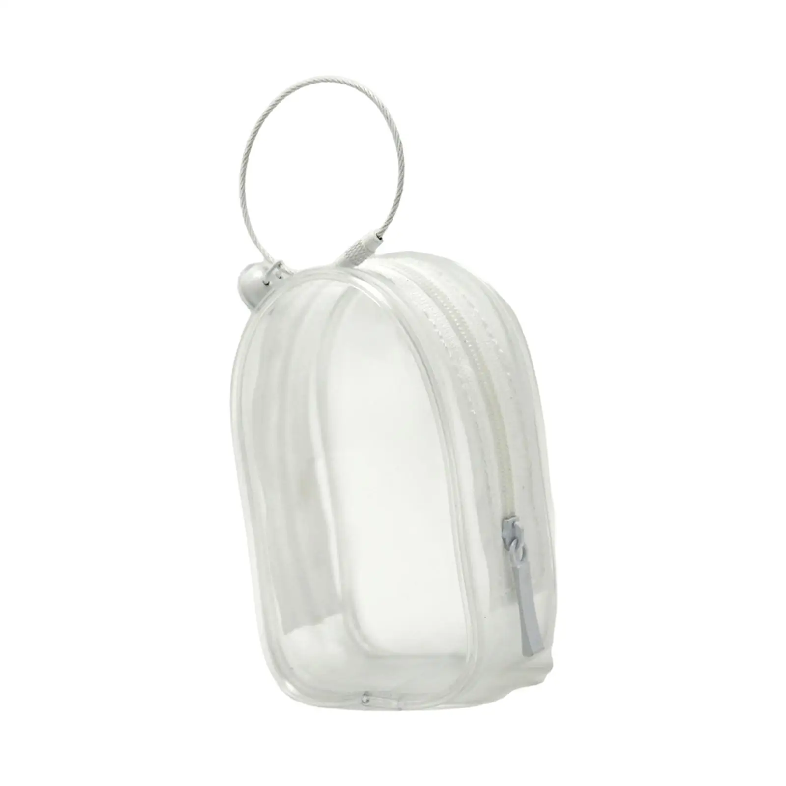 Figure Display Bag Hanging Organizer Collectors Small Doll Storage Bag Mini Transparent Bag Outdoor Doll Bag for Mini Figure