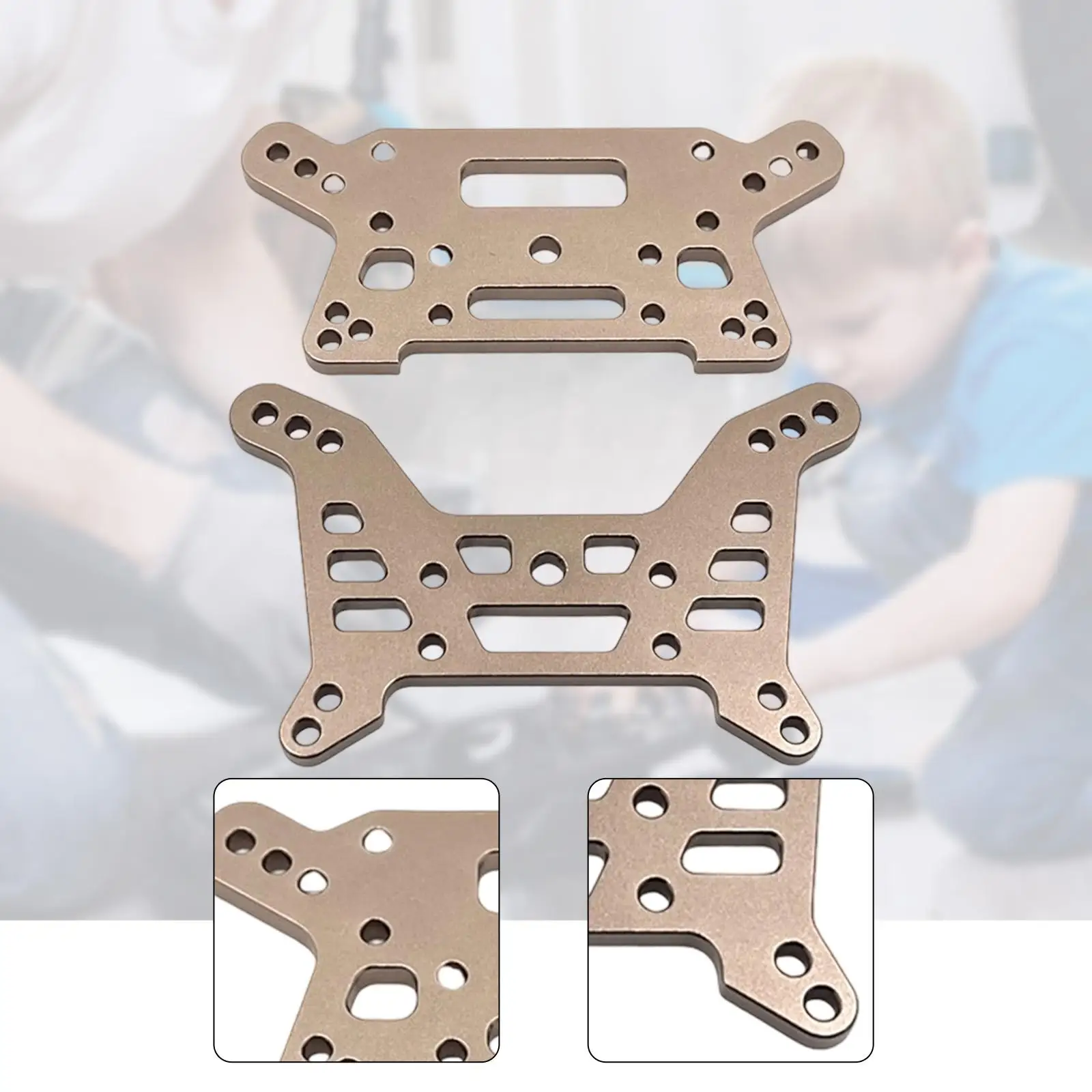 Torre de choque para coche de juguete con Control remoto, escala 1/7, 7303, 7304, piezas de coche RC, soportes de choque mejorados, instalación rápida profesional - imagen 5