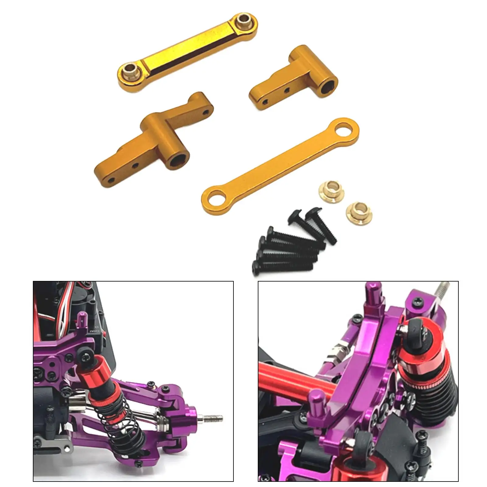 RC Steering Assembly Replacement for 1/14 Scale 14209 14210 RC Model Car