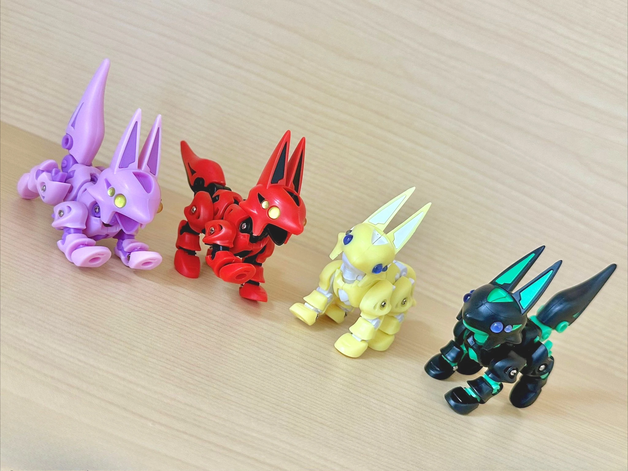 SO-TA cápsula de juguete lindo kawaii Animanettsu Fox tipo Part.2 robot 14 piezas móviles pose libremente colección de regalos figuras - imagen 2