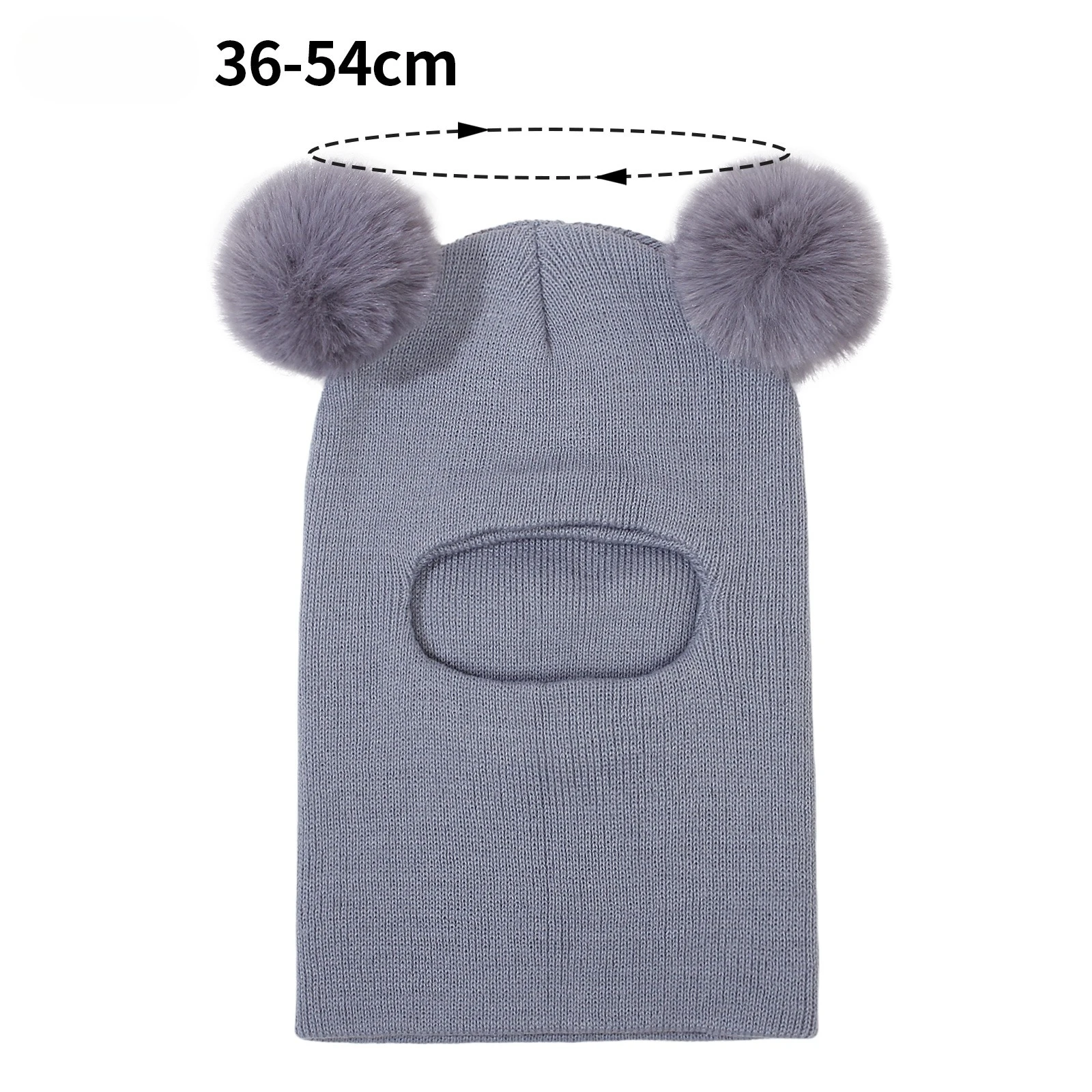 Gorro con capucha para bebé – Protección cuello y orejas en invierno - imagen 5
