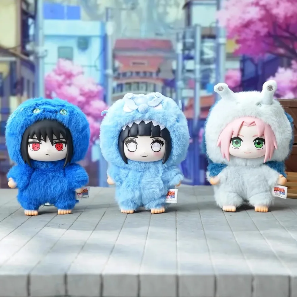 1:1 EAKI NARUTO la serie Q-VERSION de vinilo caja ciega muñeca Naruto Uzumaki llavero juguetes lindo colgante chico regalos de cumpleaños - imagen 2