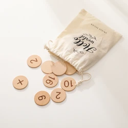 Tablero educativo Montessori de madera para niños