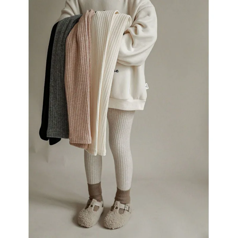 Leggings suaves para niñas, nuevos pantalones de primavera y otoño, pantalones ajustados elásticos informales para niños - imagen 2