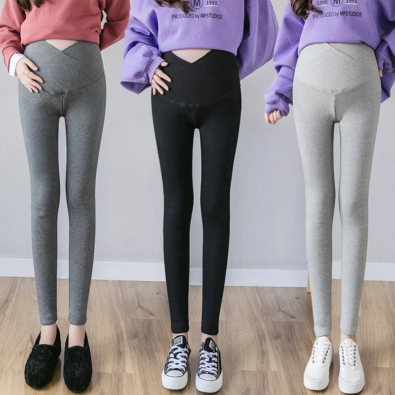 Leggings de maternidad de algodón – Cómodos, ajustados y cálidos - imagen 4
