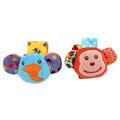2pcs elephant monkey