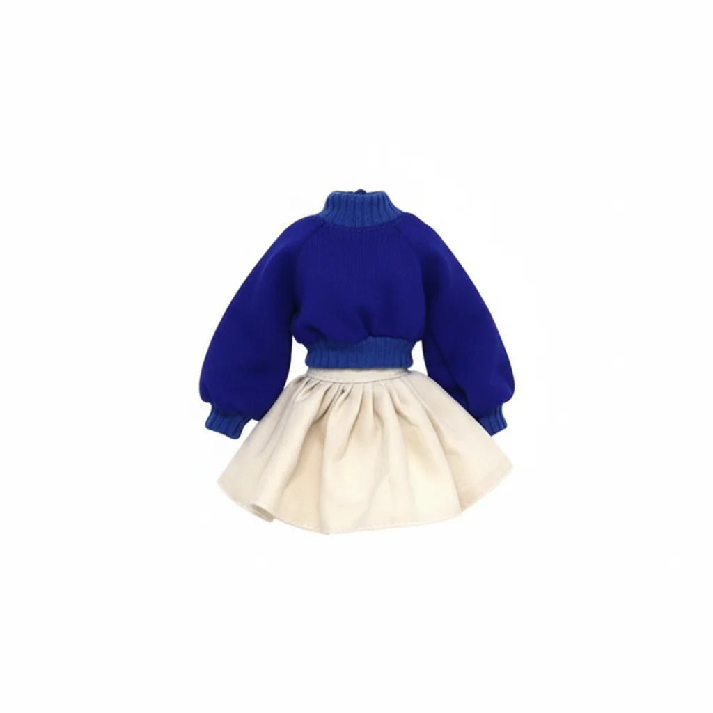 Conjunto casual 1/6 para muñeca 29-32 cm: ropa de invierno infantil - imagen 4