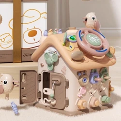 Cubo actividad bebé Montessori multifunción mesa luz suave segura