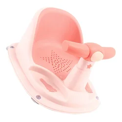 Asiento de baño ergonómico para bebés con ventosas antideslizantes