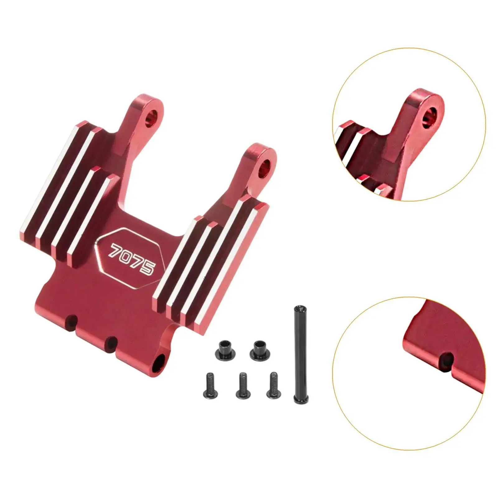 7075 Front Faucet Seat Support Easy to Install Wear Resistant Multiuse RC Motorcycle Model for Electric Motorcycle Parts