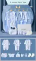 16pcs blue