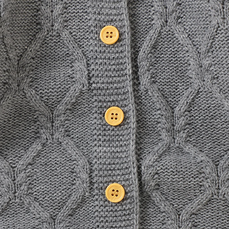 Peleles de punto para bebé, traje de mono para niña recién nacida, ropa de otoño de manga larga para niño, mono con capucha a la moda, monos con orejas bonitas - imagen 4