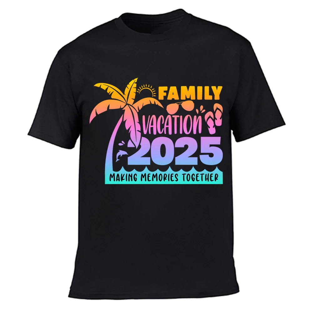 Vacaciones familiares 2025 camisas a juego papá mamá chico bebé playa vacaciones de verano 2025 camiseta camisetas de viaje familiares - imagen 5