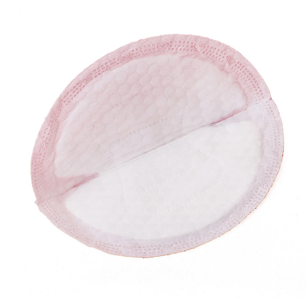 100 Uds almohadilla antigalactorrea cojín de lactancia transpirable desechable regalo Ideal para nuevas mamás y madres lactantes blanco - imagen 2