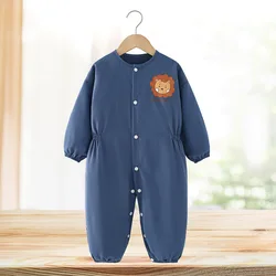 Protector de rodillas para gatear – Estampado de oso para bebés